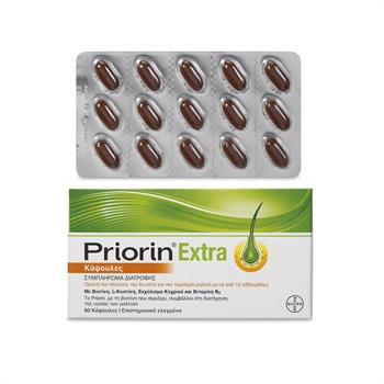 Priorin® Extra - Συμπλήρωμα Διατροφής για την Υγεία των Μαλλιών - 60 Κάψουλες