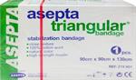 Asepta Triangular Bandage Τριγωνικός Επίδεσμος  100% Βαμβάκι 90cm x 90cm x 130cm (1τμχ)