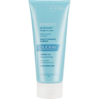 Ducray Keracnyl Gel Moussant Καθαριστικό Προσώπου/Σώματος για Λιπαρό Δέρμα με Ατέλειες 200ml