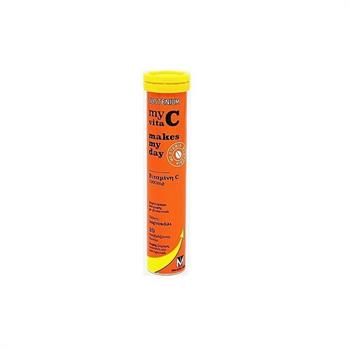 Menarini Sustenium My Vita C 1000mg Με Γεύση Πορτοκάλι 20 Αναβράζοντα Δισκία