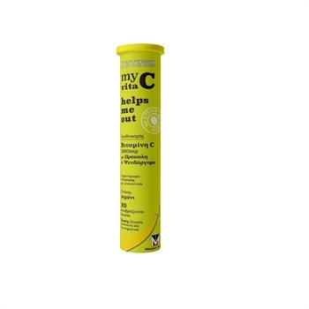 Menarini Sustenium My Vita C Helps Me Out Λεμόνι 1000mg 20 αναβράζοντα δισκία