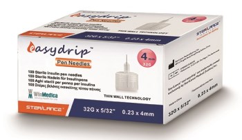Easydrip Βελόνες 32 G x 5/32” – 0,23 x 4 mm 100 τεμ.
