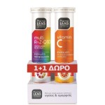 PharmaLead PROMO Multi+ A-Z & Q10 20 αναβράζοντα δισκία & Vitamin C 550mg 20 αναβράζοντα δισκία