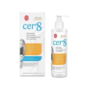Vican Cer'8 Anti Lice Σαμπουάν & Χτενάκι για Απομάκρυνση της Κόνιδας 200ml