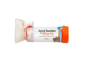 Aerochamber Plus Flow-Vu Small Mask (0-18 μηνών) - Βρεφικός αεροθάλαμος με βαλβίδα