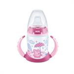 Nuk First Choice Μπιμπερό Εκπαίδευσης Peppa Pig Ροζ με λαβές και Δείκτη Ελέγχου Θερμοκρασίας 150ml