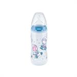 NUK Peppa Pig First Choice Plus Μπιμπερό PP 300ml Με Θηλή Σιλικόνης & Δείκτη Θερμοκρασίας 6-18m Μπλε
