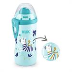 Nuk Flexi Cup Παγουράκι που Αλλάζει Χρώμα με Καλαμάκι Σιλικόνης για 12m+ 300ml - ΜΠΛΕ