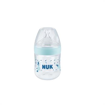 NUK Nature Sense Μπιμπερό με Δείκτη Ελέγχου Θερμοκρασίας Small 150ml - ΓΑΛΑΖΙΟ