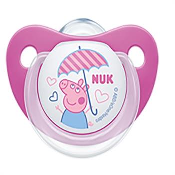 Nuk Πιπίλα Trendline Σιλικόνης Peppa Pig 18-36m 1τμχ - ΡΟΖ