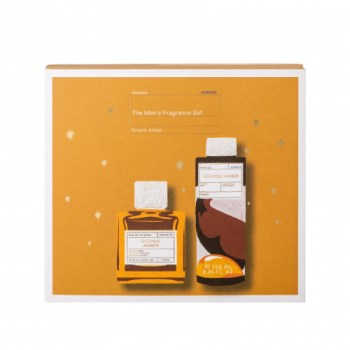 Korres The Men's Fragrance Gift Set Oceanic Amber Eau De Toilette 50ml & Scented Showergel 250ml