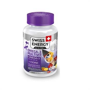 Swiss Energy Omega-3 Multivit Kids Παιδικές Πολυβιταμίνες 60 μασώμενες ταμπλέτες