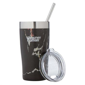 Healthy Human Ανοξείδωτο  Ισοθερμικό Ποτήρι-Θερμός Black Onyx 591ml