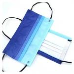 Μάσκες Προστασίας Non Woven 3 χρώματα Γαλάζιο Μπλε 10τμχ