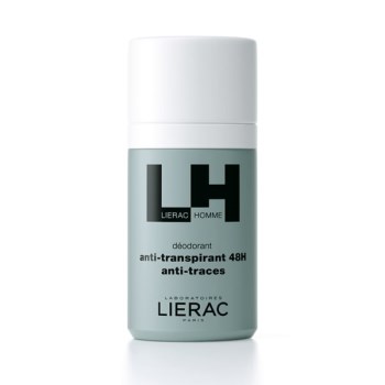 Lierac Homme Deodorant 48h Ανδρικό Αποσμητικό με 48Ωρη Δράση κατά του Ιδρώτα Χωρίς Ίχνη 50ml