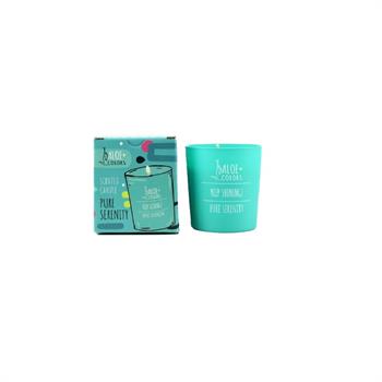 Aloe+ Colors Αρωματικό Κερί Σόγιας σε Βάζο Pure Serenity Μανόλια Τιρκουάζ 220gr