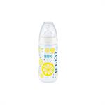 Nuk First Choice Plus Fruits Limited Edition Μπιμπερό με Δείκτη Ελέγχου Θερμοκρασίας 6-18m, 1τμχ  - ΚΙΤΡΙΝΟ