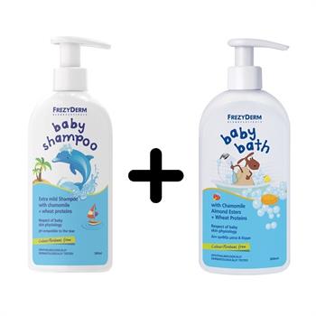 Frezyderm ΠΑΚΕΤΟ ΠΡΟΣΦΟΡΑΣ Baby Bath 300ml & Baby Shampoo 300ml