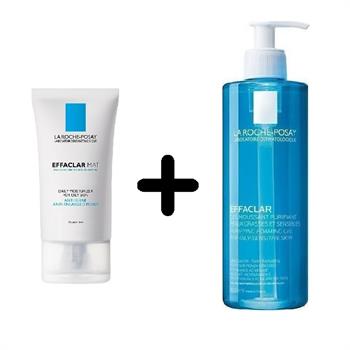 La Roche Posay ΠΑΚΕΤΟ ΠΡΟΣΦΟΡΑΣ Effaclar Mat 40ml & Effaclar Purifying Cleansing Gel Pump 400ml