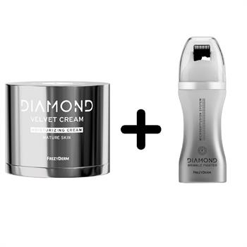 Frezyderm ΠΑΚΕΤΟ ΠΡΟΣΦΟΡΑΣ Diamond Velvet Cream Moisturizing for Mature Skin 50ml & Diamond Wrinkle Fighter 40ml