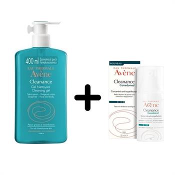 Avene ΠΑΚΕΤΟ ΠΡΟΣΦΟΡΑΣ Cleanance Cleansing Gel for Oil/Blemish/Prone Skin 400ml & Cleanance Comedomed Anti-Blemishes Concentrate 30ml