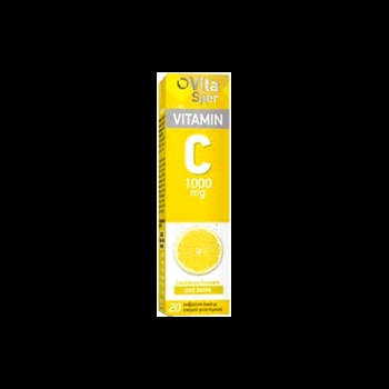 VitaSper Vitamin C 1000mg με γεύση λεμόνι 20eff.tabs