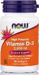 Now Foods Vitamin D3 2000iu 30 μαλακές κάψουλες