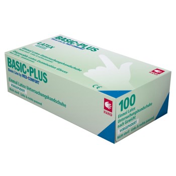 Med Comfort Basic Plus Γάντια Latex με Πούδρα Small (100 Τμχ)