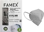Famex FFP2 Ενηλίκων 10 τεμάχια - ΓΚΡΙ