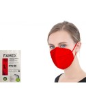 Famex FFP2 Ενηλίκων 10 τεμάχια - ΚΟΚΚΙΝΟ