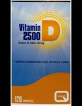 Quest Vitamin D3 2500IU Συμπλήρωμα Διατροφής Με Βιταμίνη D3 120tabs