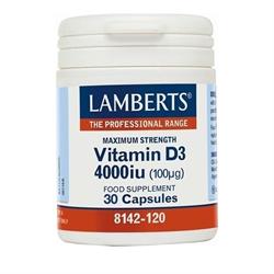 LAMBERTS VIT. D 4000IU 30 CAPS