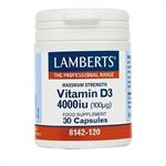 LAMBERTS VIT. D 4000IU 30 CAPS