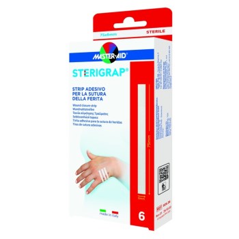 Master Aid Sterigrap Ταινία Σύγκλησης Τραυμάτων (75x6mm) - 6τεμ