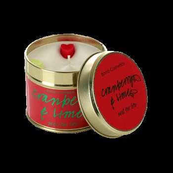 Bomb Cosmetics Κερί Cranberry & Lime TIN CANDLE