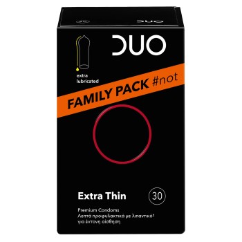 Duo Premium Extra Thin Value Pack 30 Τεμάχια