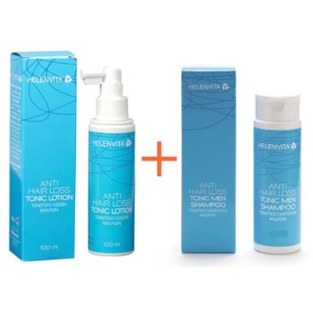 Helenvita Anti Hair Loss Πακέτο Προσφοράς με Tonic Lotion Τονωτική Λοσιόν, 100ml & Δώρο Τονωτικό Σαμπουάν, 100ml