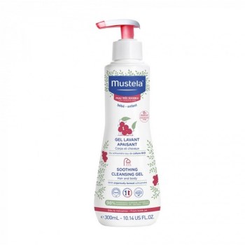 Mustela Soothing Cleansing Gel Καταπραϋντικό Καθαριστικό Τζελ για Μαλλιά & Σώμα, 300ml