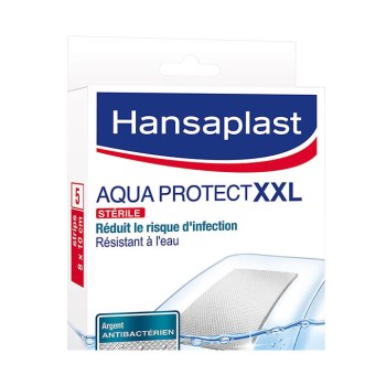 Hansaplast Aqua Protect XXL 8x10cm, 5strips