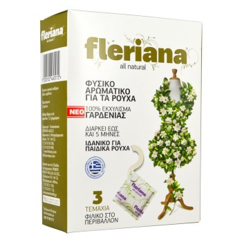 Power Health Fleriana Φυσικό Αρωματικό για τα Ρούχα με 100% Εκχύλισμα Γαρδένιας, 3 τεμάχια