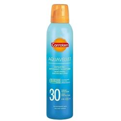 Carroten Aquavelvet Moisturising Suncare Milk Spray SPF30 Ενυδατικό Αντιηλιακό Γαλάκτωμα Σώματος, 200ml