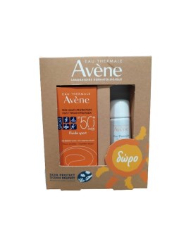 Avene Sun PROMO Fluide Sport SPF 50+ 100ml & Δώρο Eau Thermale Spray 50ml