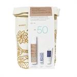 Korres Promo Red Grape Sunscreen Face Cream Spf50 50ml & Lip Balm Mint 4.5g & Greek Yoghurt Foaming Cream Cleanser 20ml