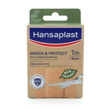Hansaplast Green & Protect Αυτοκόλλητο Επίθεμα 100x6cm 1τμχ
