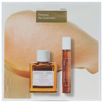 Korres Gift Set Presious Like Cashmere με Eau de Toilette Cashmere Kumquat 50ml & Επιπλέον Ποσότητα 10ml