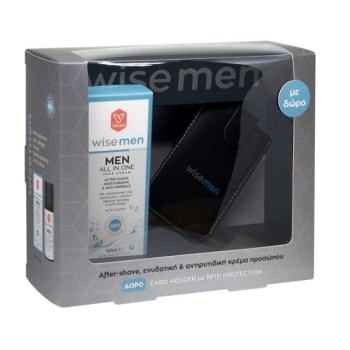 Vican PROMO Wise Men All in One 3σε1 50ml & ΔΩΡΟ Card Holder Θήκη Καρτών με Προστασία RFID