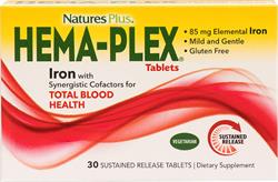 Nature's Plus Hema-plex 30 Tablets Sustained Release