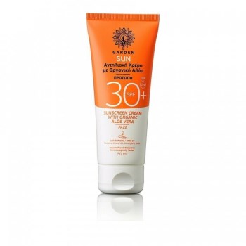 Garden Organic Aloe Vera Αντηλιακή Κρέμα Προσώπου SPF30 50ml