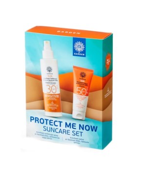 Garden Promo Protect Me Now Suncare Σετ Αντηλιακό Προσώπου Και Σώματος SPF30 150ml + Αντηλιακή Προσώπου SPF50 Με Αλόη 50ml