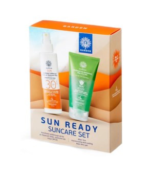 Garden Promo Sun Ready Σετ Αντηλιακό Spray Προσώπου Και Σώματος SPF30 150ml + Aloe Vera Cooling Gel Με Βιολογική Αλόη 150ml